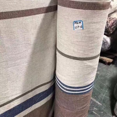 Keqiao Mediterranean Sea Cotton material Color weaving factory Direct selling Special Offer thickening 1100g shading Clearance processing Curtains