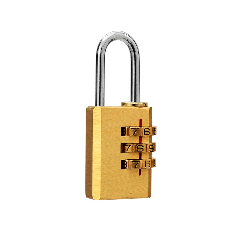 Copper anti-povent password four-bit password lock-