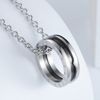 Ceramics stainless steel, ring, men's pendant, necklace