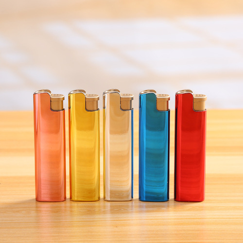 Promotional 528 New Model Electric Windproof Lighter with Electroplated Metal and Logo Printed Gas lighter
