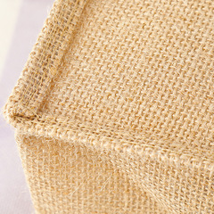 亞馬遜棉麻布手提袋 黃麻購物袋 簡約粗麻單肩包小清新文藝麻布包