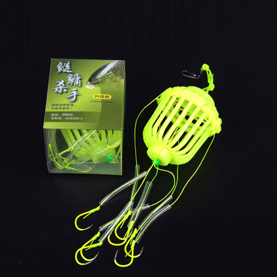 渔具配件批发夜光鲢鳙钓组 伊势尼爆炸钩水怪钓组防缠绕 鲢鱼钩