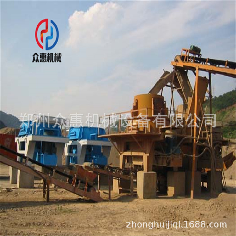 推荐 冲击式制砂机生产线 制沙产量高 粒形好 鹅卵石冲击式制砂机