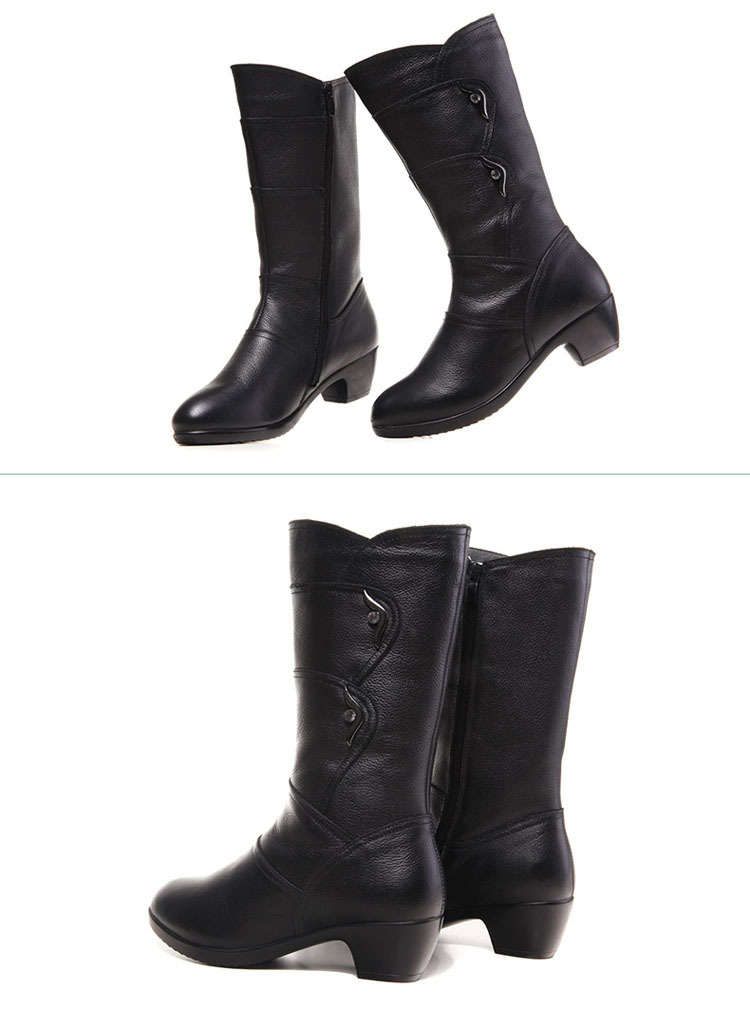 Bottes femme GIOVANNI en En cuir - Ref 3355474 Image 26