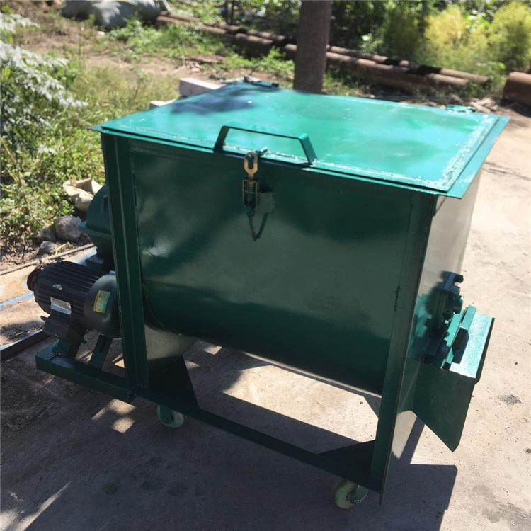 螺带式混料机 加厚型饲料搅拌机 干湿饲料混料机