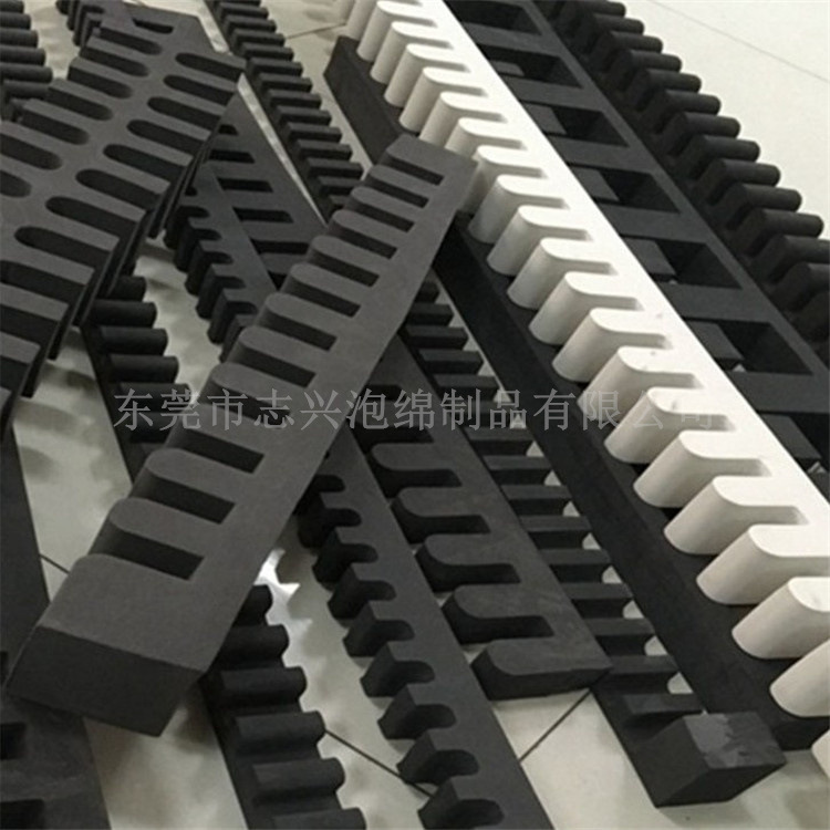 志兴供应 玻璃运输EVA卡槽凹槽 汽车配件运输防震防撞EVA卡条