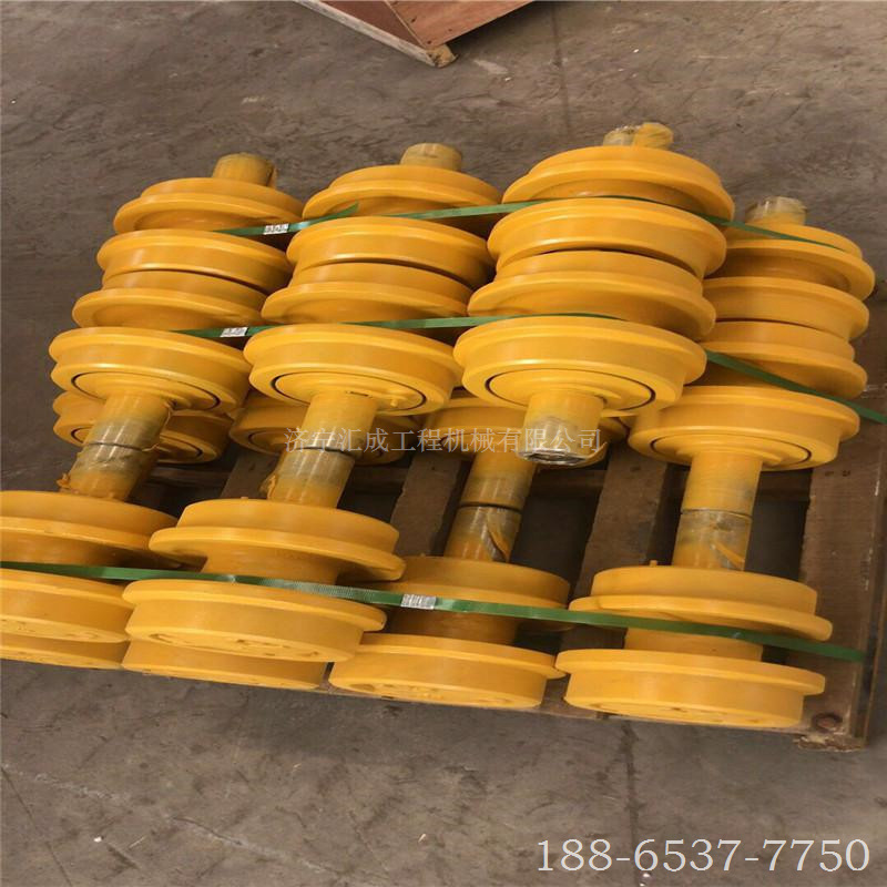 山推160支重轮，山推推土机配件，山推原厂单边双边支重轮/承重轮