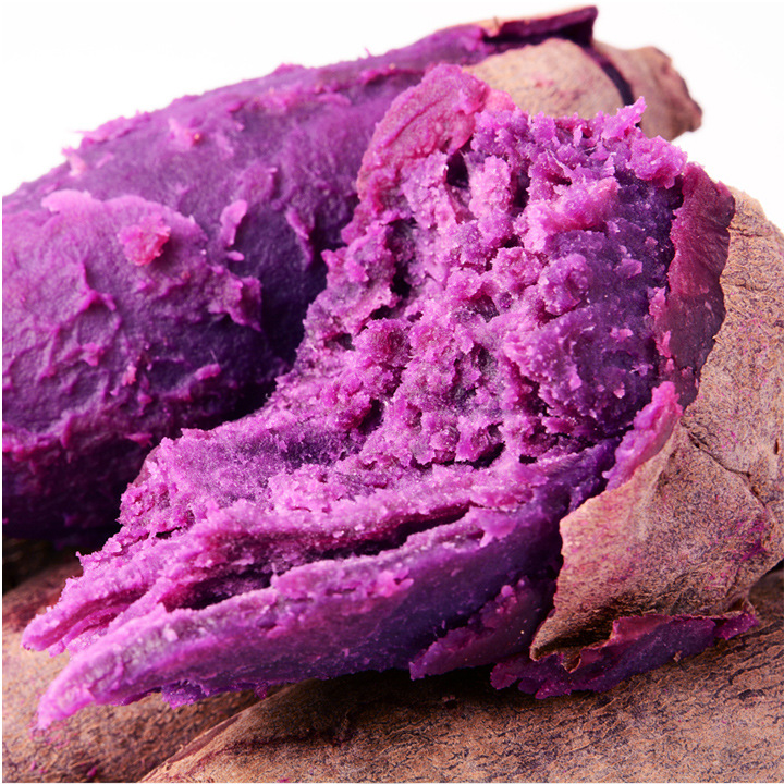 山西紫薯现摘现发新鲜番薯红薯小地瓜甜糯蔬菜紫薯5斤一件代发