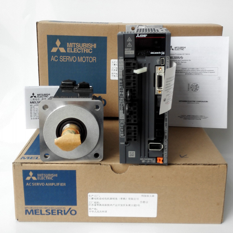 400W三菱伺服电机HG-KR43J 驱动器MR-J4-40A/B 套装特价现货批发