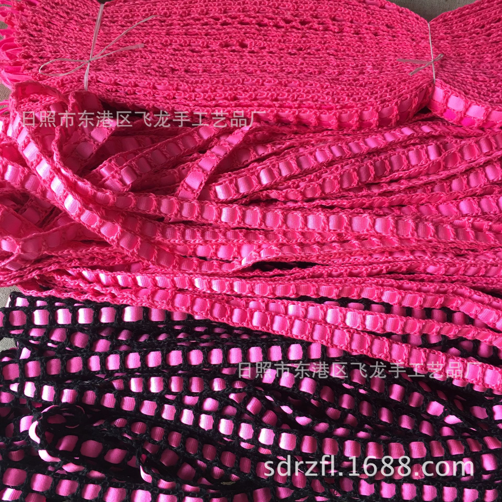 厂家直供手工花边. 钩针辅料棉线花边 手钩花边款式新，做工细 .