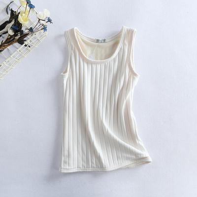 19 new pattern Plush thickening keep warm vest Supersoft Self cultivation cotton material Underwear Close Sleeveless Underwear Large