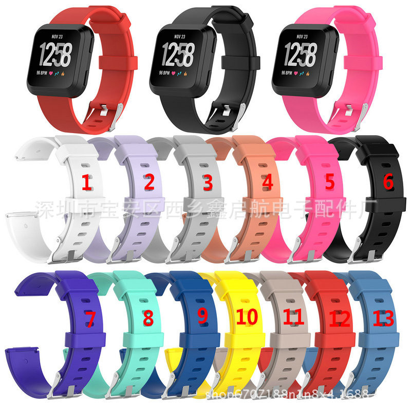 For Fitbit versa silicone strap smart strap Versa new silicone waterproof sports strap
