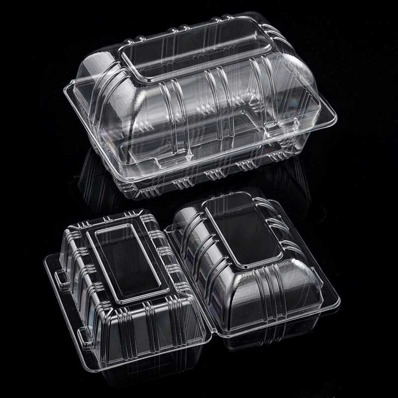 FK08面包盒西点包装盒透明吸塑盒蛋糕盒吐司面包盒按扣式吸塑盒