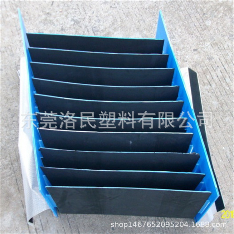 内置塑料刀卡中空板防静电骨架箱 电子零件周转箱 塑料中空板箱