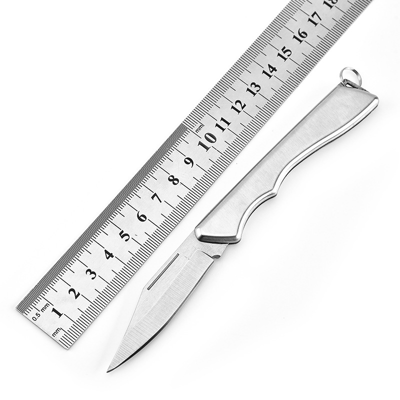 厂家批发户外多功能折叠不锈钢刀具便携水果刀随身野营刀具