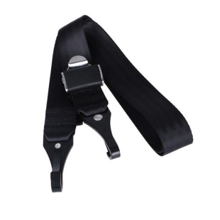 Special double hook isofix interface latch holder soft connection belt for car child safety seat booster pad