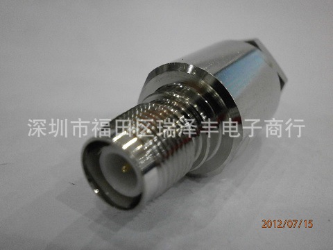 接LME400电缆射频头RP/TNC-K7外螺内针装接式同轴连接器