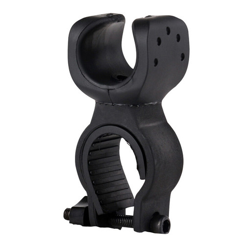 Bicycle flashlight lamp clip front light holder fixed bracket 360 degree rotating light clip flashlight holder wholesale