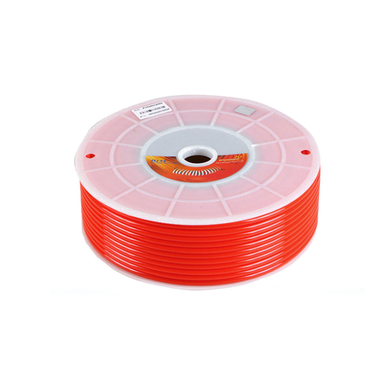 批发pu空压机气管 气动软管空压机风管红蓝白透明 耐高温气管