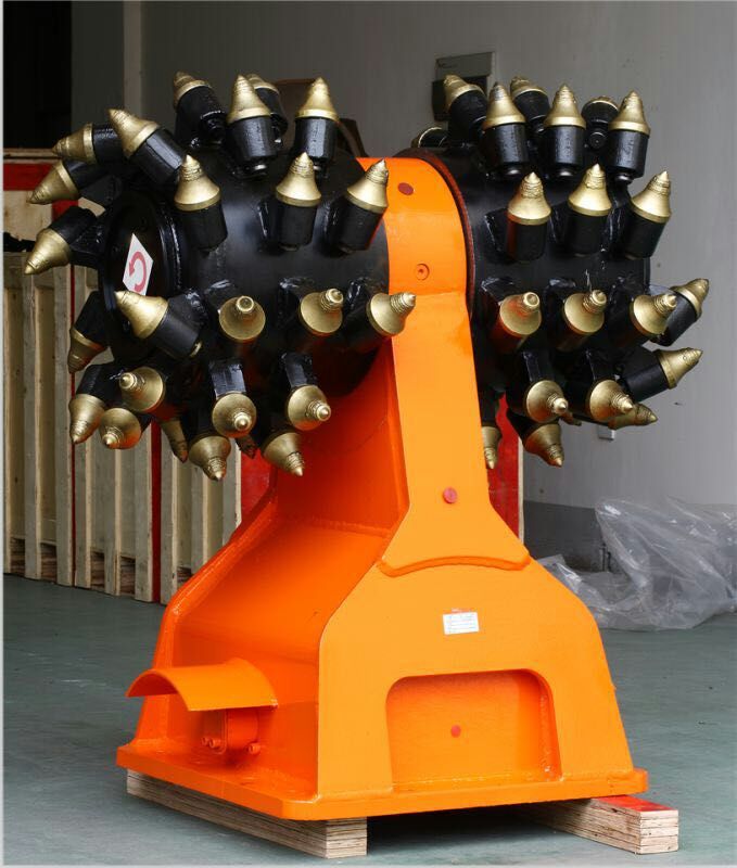 铣挖机隧道修复。铣挖机厂家。隧道专用铣挖机，铣挖头挖岩石