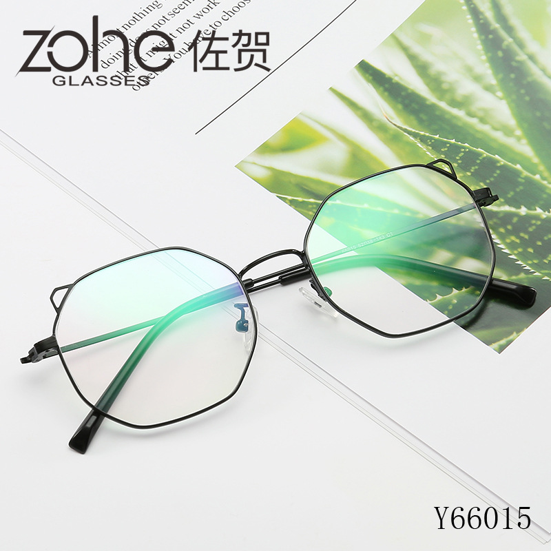 佐贺新款平光镜 眼镜架 防蓝光眼镜猫耳朵眼镜框架眼镜批发66015