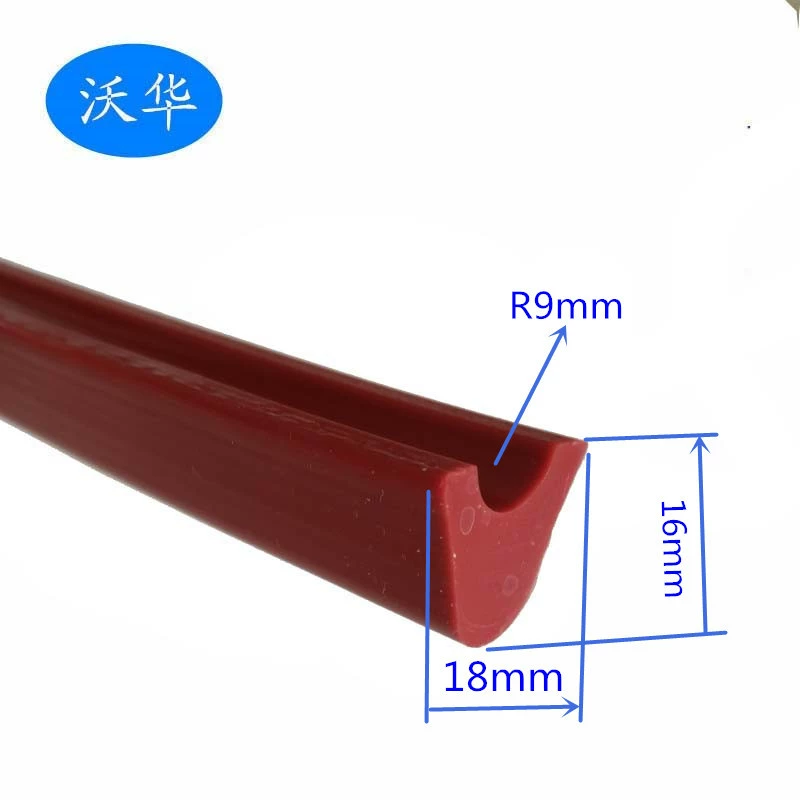 U-образная силиконовая уплотнительная лента Силиконовая U-образная открывающаяся полукруглая уплотнительная лента Водонепроницаемый клапан Силиконовая уплотнительная лента может быть настроена по индивидуальному заказу