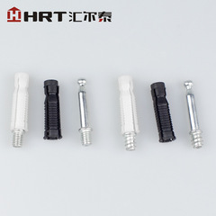 Board-style furniture cabinet hidden two-in-one connector three-in-one disassembly fastener invisible connecting rod