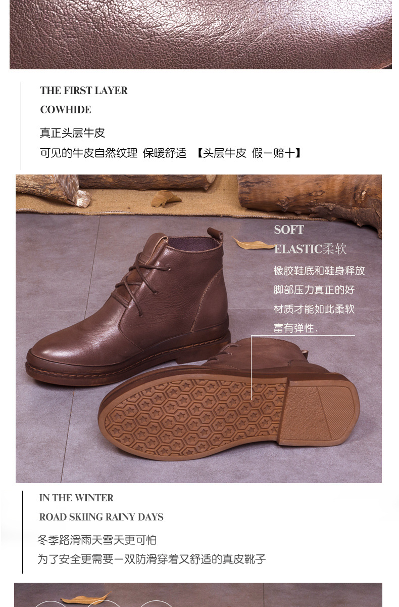 Bottes femme en En cuir - Ref 3354863 Image 13