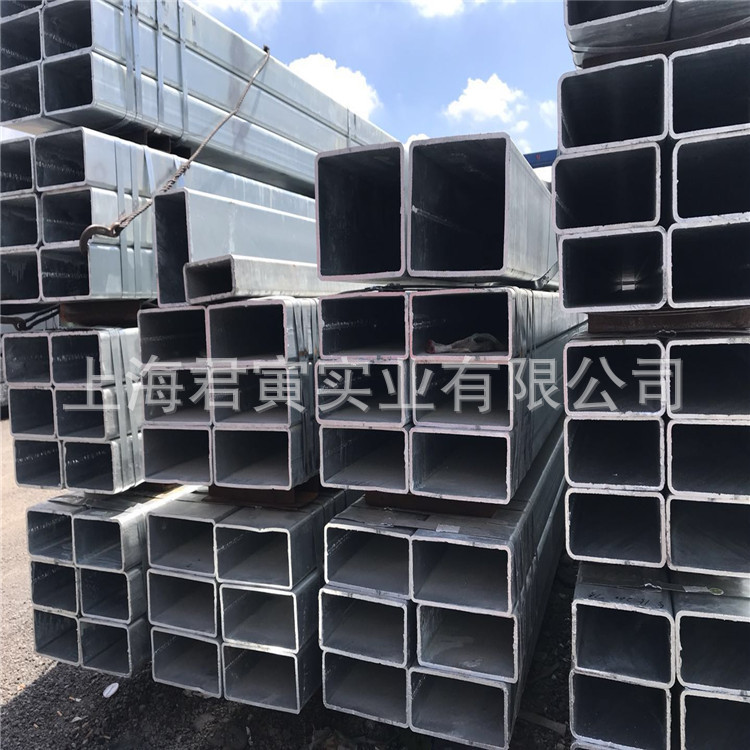 Q235B镀锌方通 热镀锌方管厚壁玻璃钢架镀锌方管特殊规格定制加工