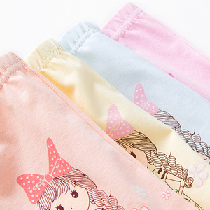 儿童内裤纯棉女童内裤批发卡通中大童宝宝内裤四角平角裤厂家直销