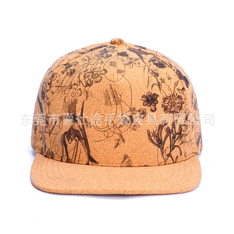 新款创意印花棒球帽 户外运动软木太阳帽 厂家专业生产鸭嘴帽