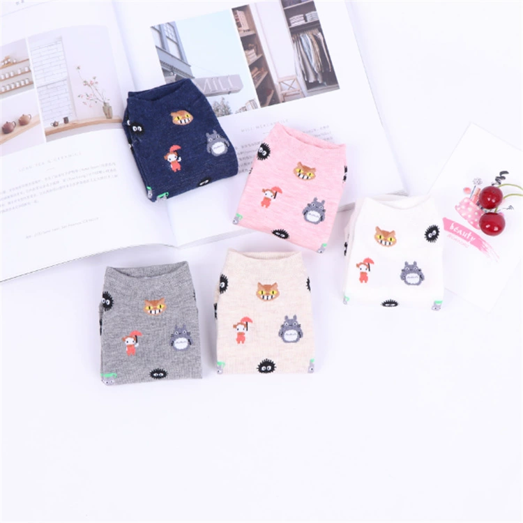 Invisible cotton cartoon socks for kids, cute low‑cut no‑show, one size (elementary school)