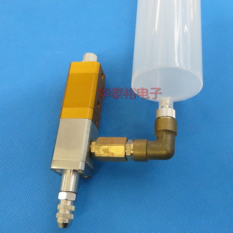 胶水分装器点胶转换头G1/8牙G1/4牙鲁尔接头点胶阀进料金属接头