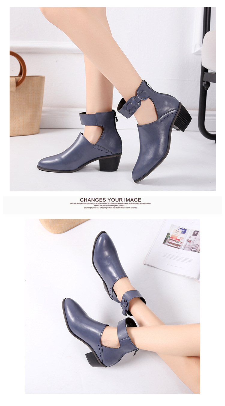 Bottes femme en PU artificiel - Ref 3355145 Image 21