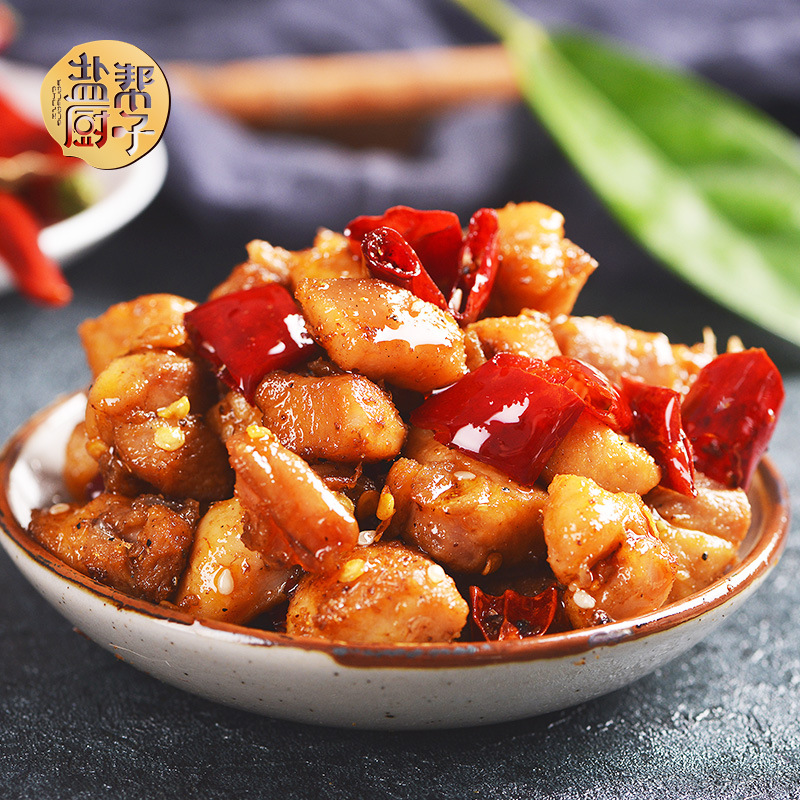 盐帮厨子自贡冷吃兔肉208g休闲兔肉麻辣卤味零食四川自贡特产小吃|ru