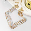 Fashionable invisible necklace, nail sequins, universal chain for key bag , Korean style, internet celebrity, simple and elegant design