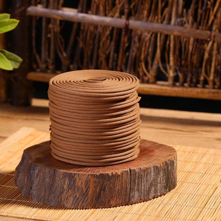 越南芽庄惠安沉香盘香 海南沉香粉室内熏香龙涎香檀香礼佛供佛香