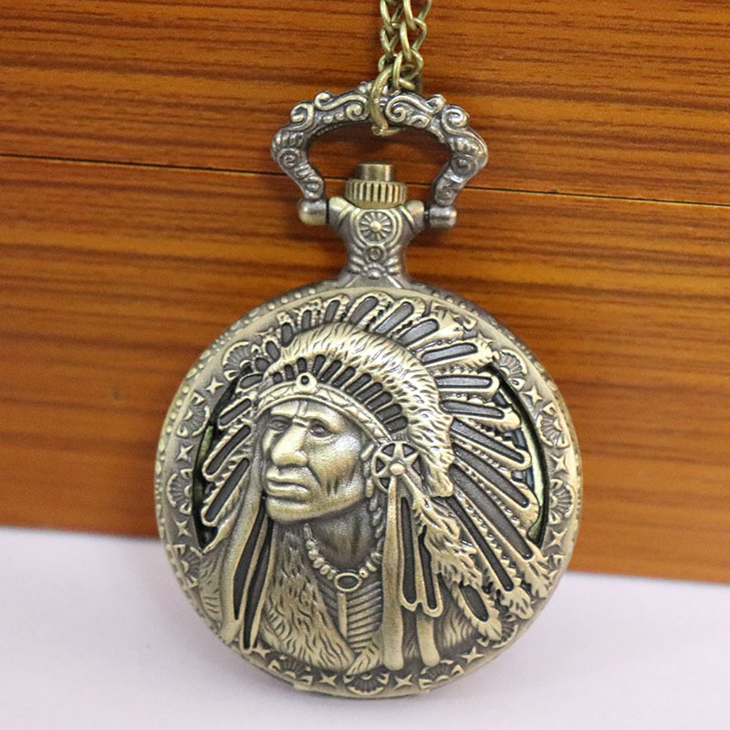 Retro big pocket watch for elderly