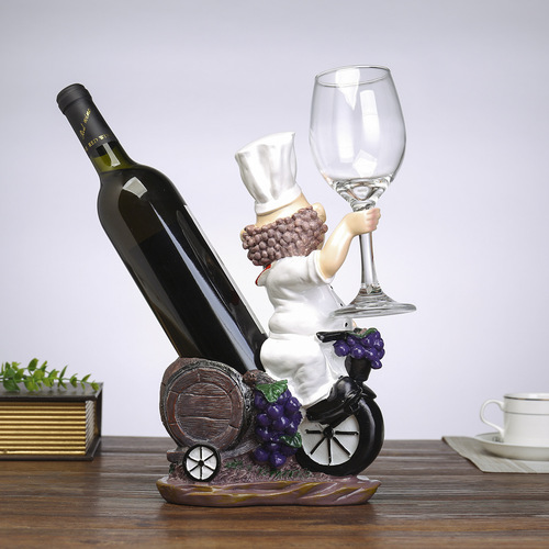 European wine rack, resin wine rack, character wine rack, wine display stand, bottle holder, gift decoration