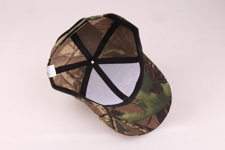 Outdoor Sun Protection Quick Drying Hat With Jungle Leaves Men's And Women's Camouflage Fashionable Baseball Cap_voghion.com
