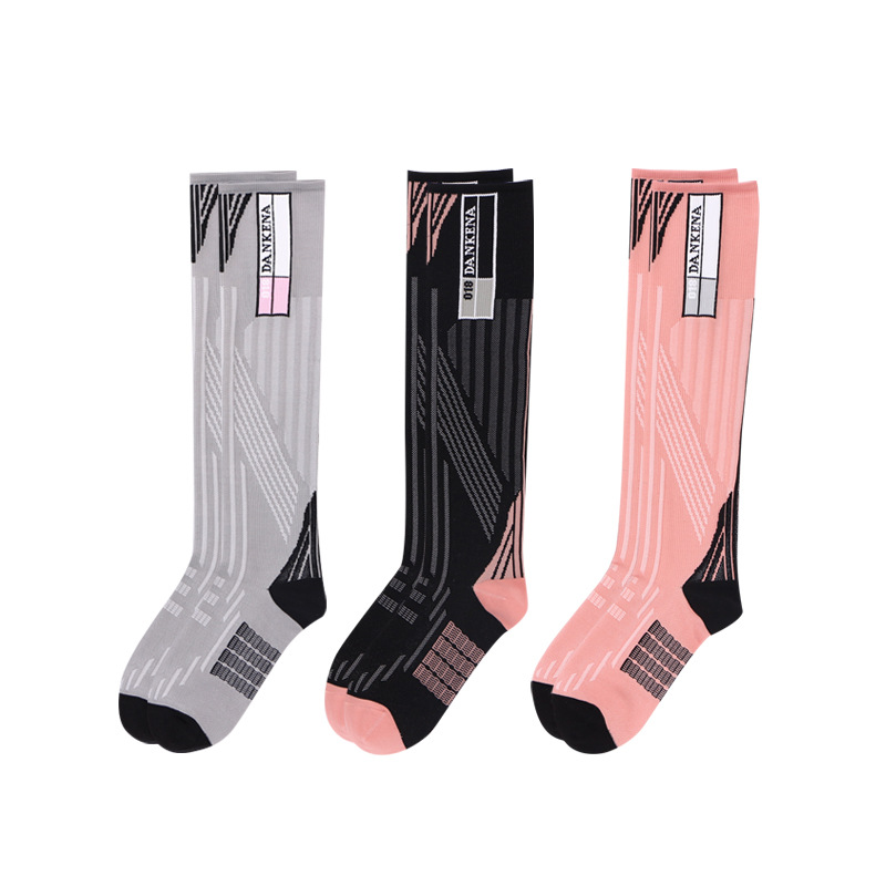 Calze al ginocchio a metà polpaccio con lettera p nylon lycra_voghion.com