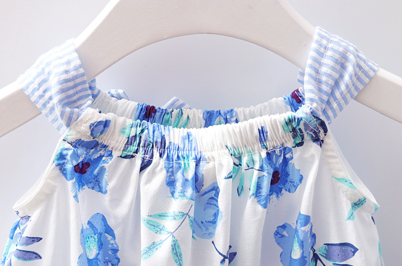 Floral Dress and Pants Set
