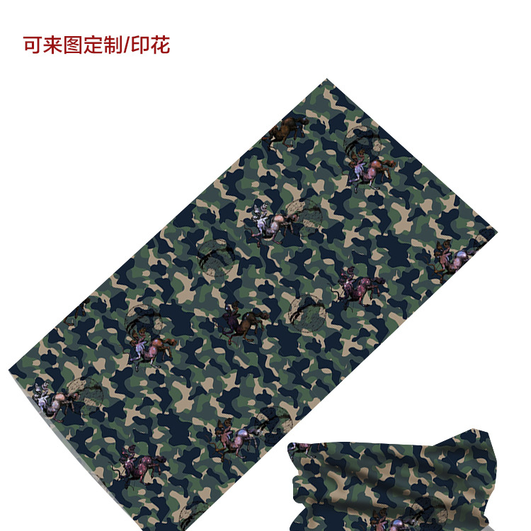 广州头巾数码印花加工厂 番禺头巾印花厂色牢度高环保无污染