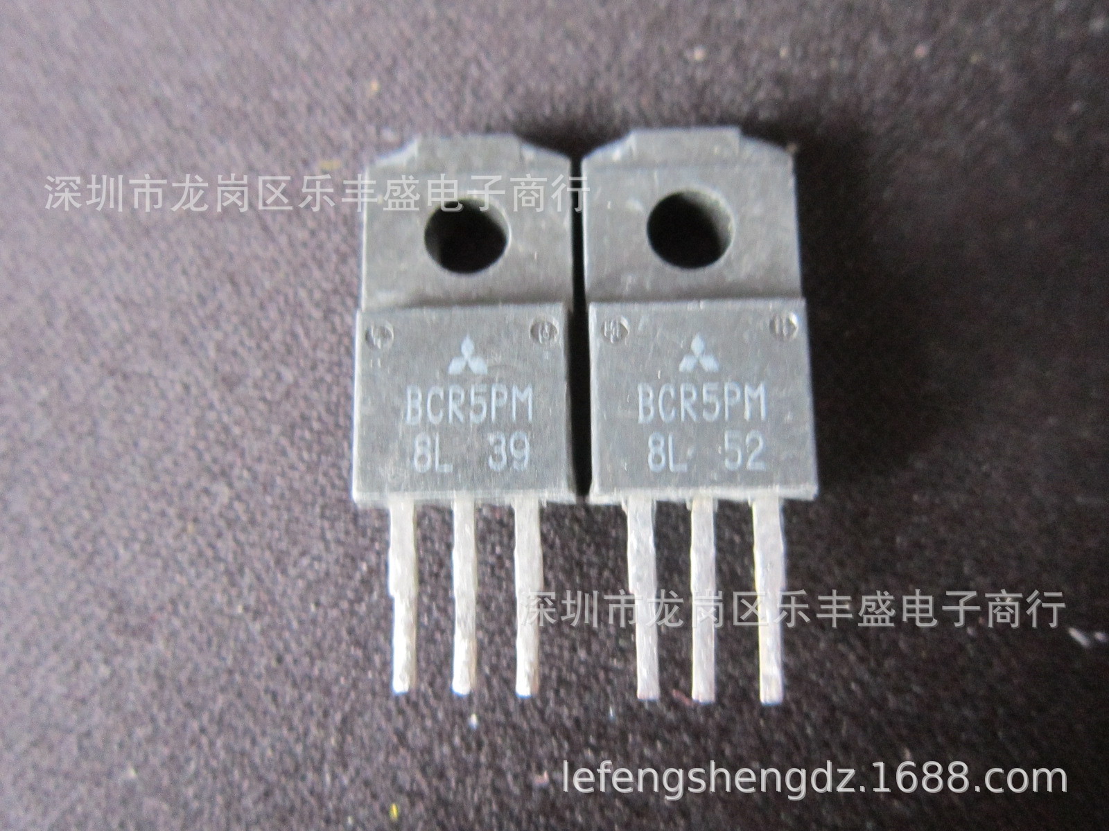 BCR5PM-8L 拆机 TO-220F 双向可控硅 中功率 5A 400V