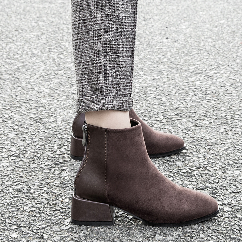 Bottes femme en En cuir - Ref 3354889 Image 3