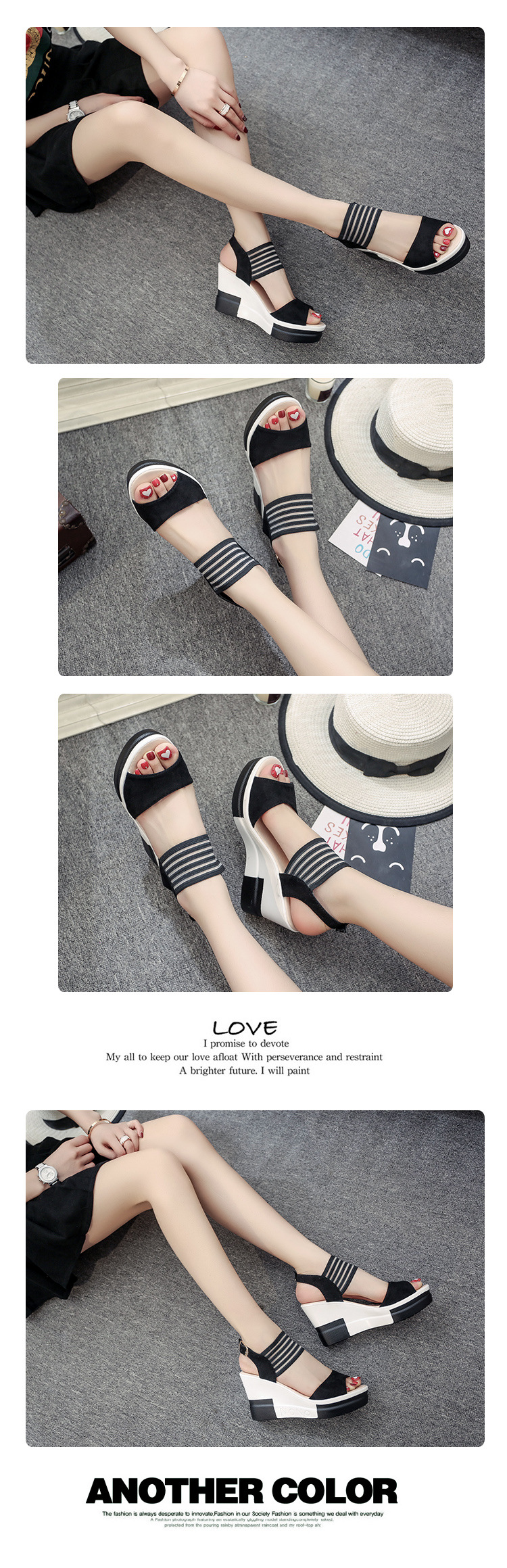 Chaussure été femme en Suède - Ref 3433581 Image 17