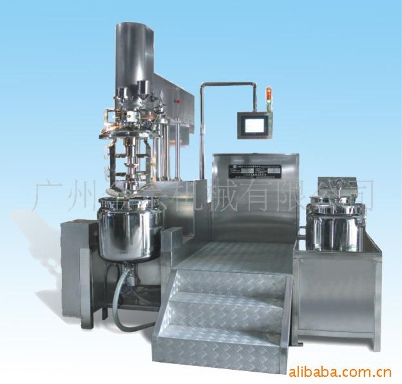 JRKB型全自动触摸屏真空上均质乳化机化妆品膏类药品设备