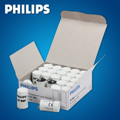 Philips Fluorescent tubes C10 Starters Home use of fluorescent lamps 220V starter( 4-65W )Jump bubble