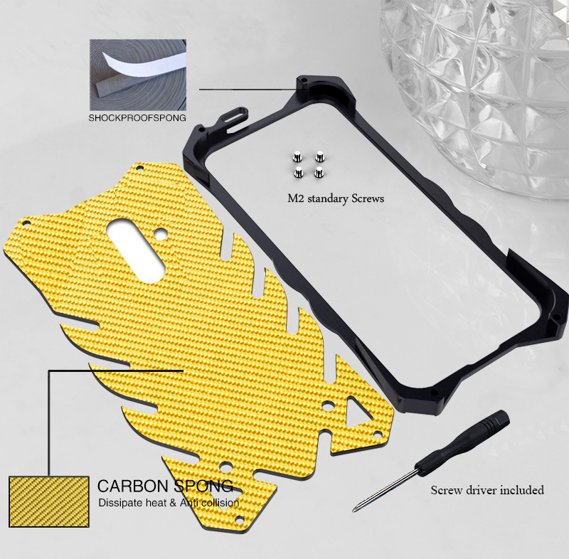 SIMON New THOR II Aviation Aluminum Alloy Shockproof Armor Metal Case Cover for Huawei Mate 20 Lite & Huawei Maimang 7