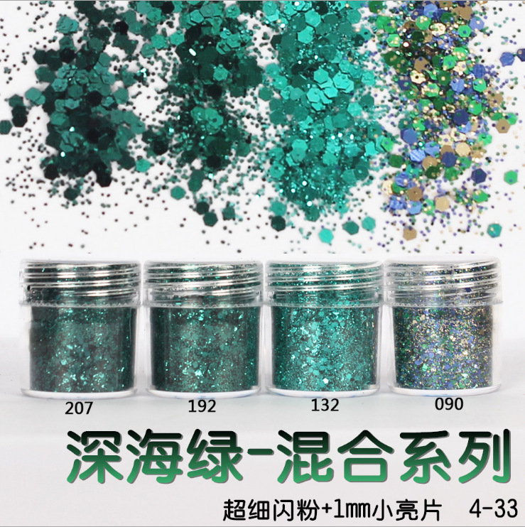 Nagel Glitzer Holografische Dekoration Flocken Glitzer DIY Nailart 3D Pailletten - Bild 15 von 28